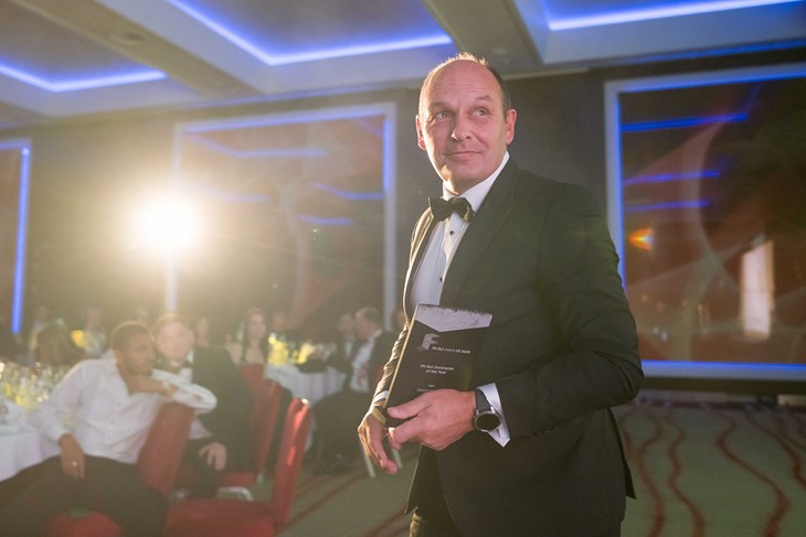 Richard Wilson with our award