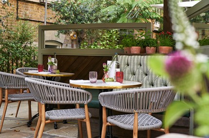 The courtyard and interior fit-out at Stanley's Chelsea 