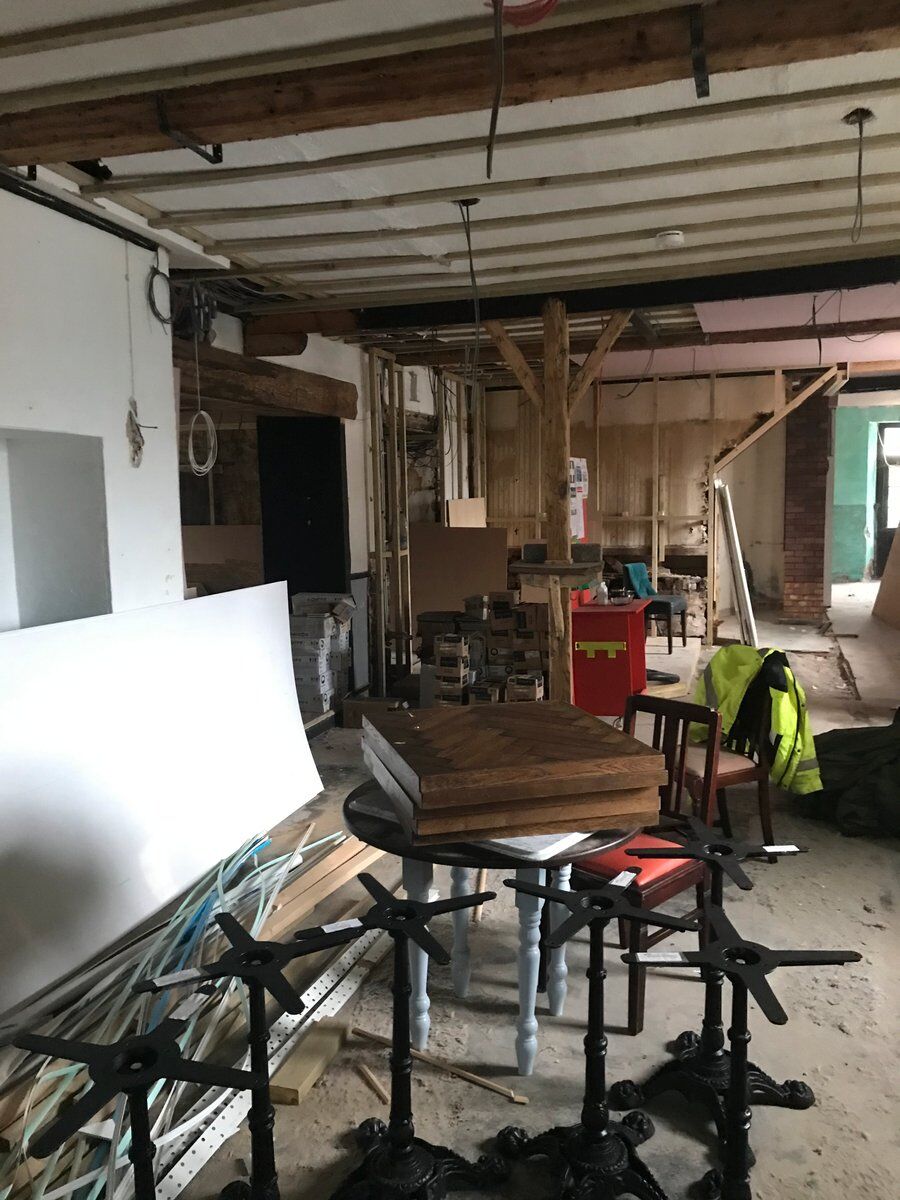 The Langford before and after it's refurb