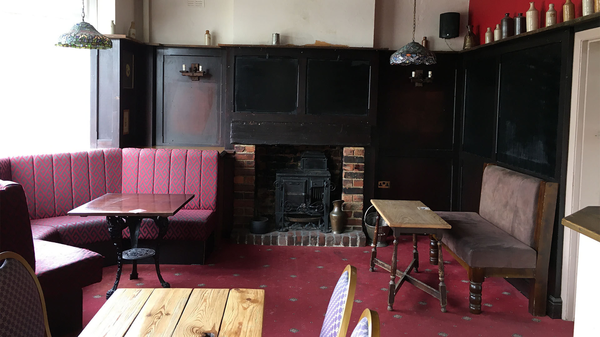 The Barge Inn before & after