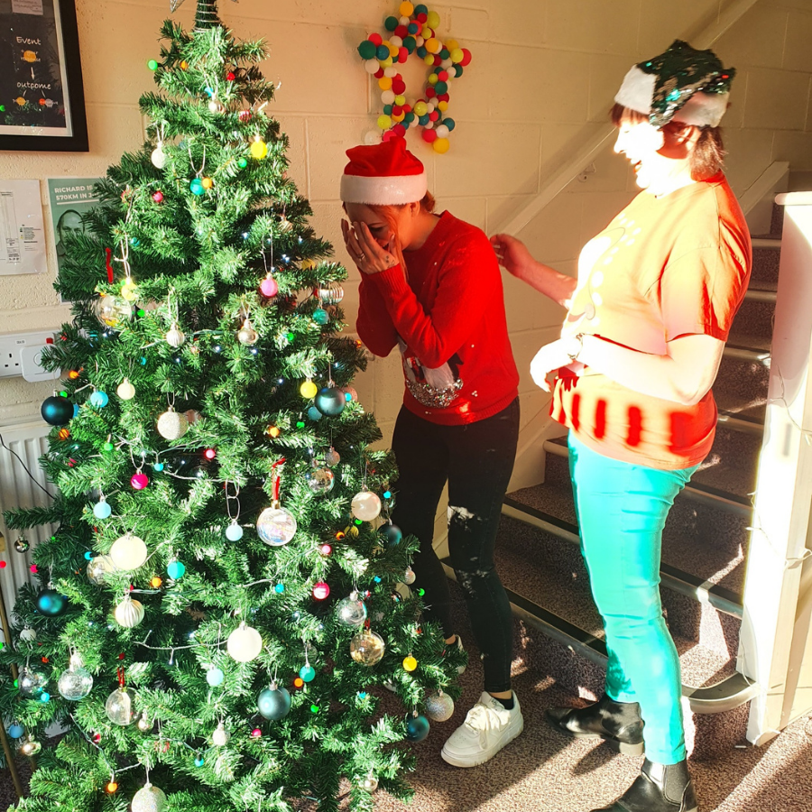 Nottingham team at Christmas