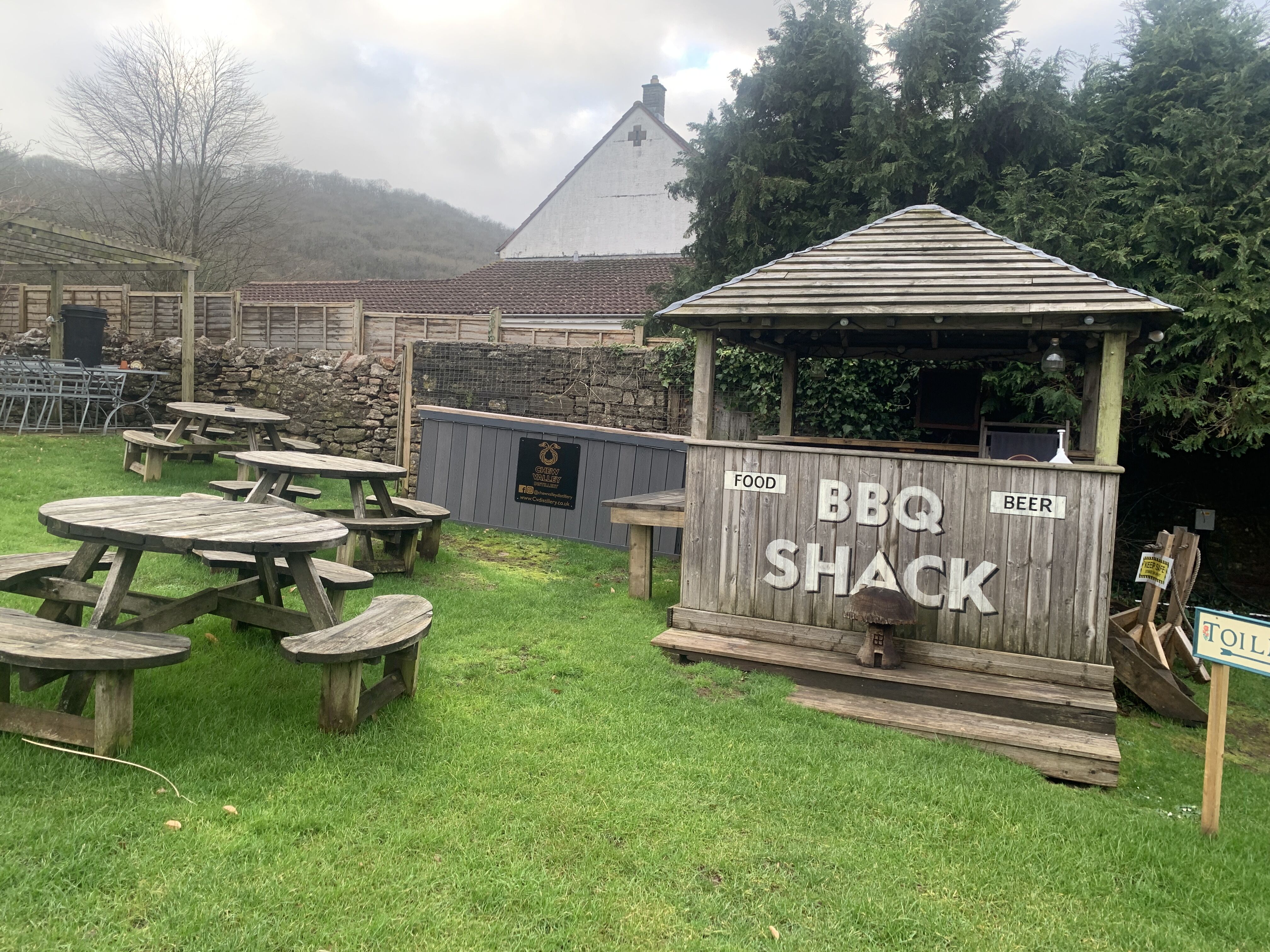 repainted pub exterior 