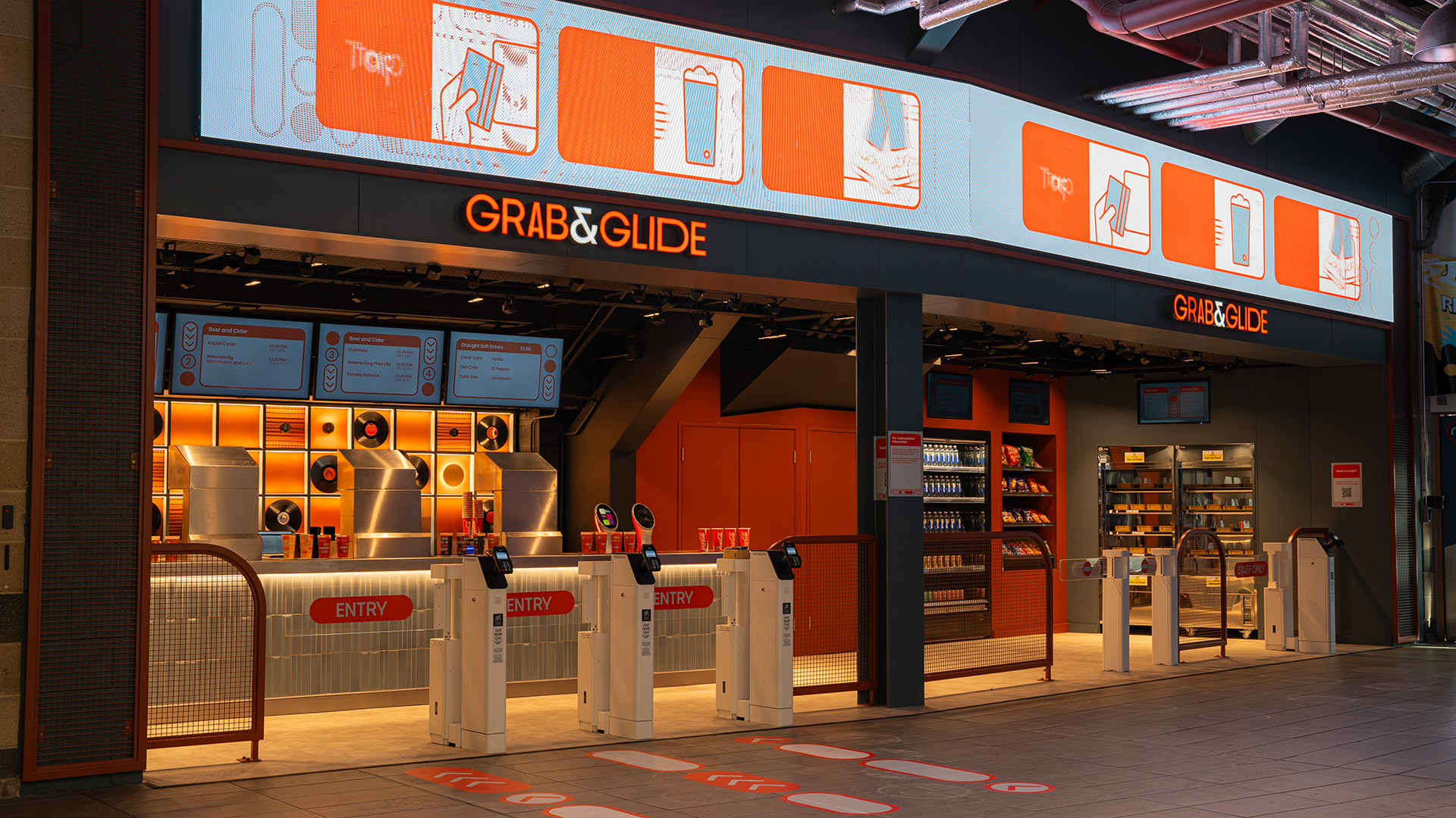 Nottingham arena Grad and Glide shop 