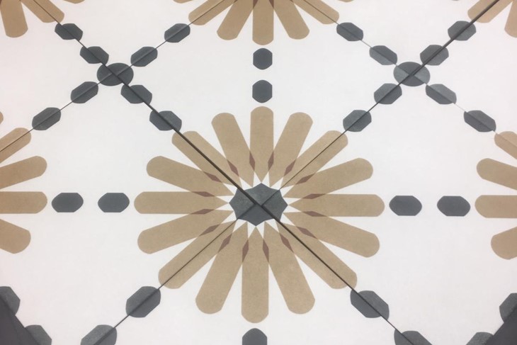 patterned tile 