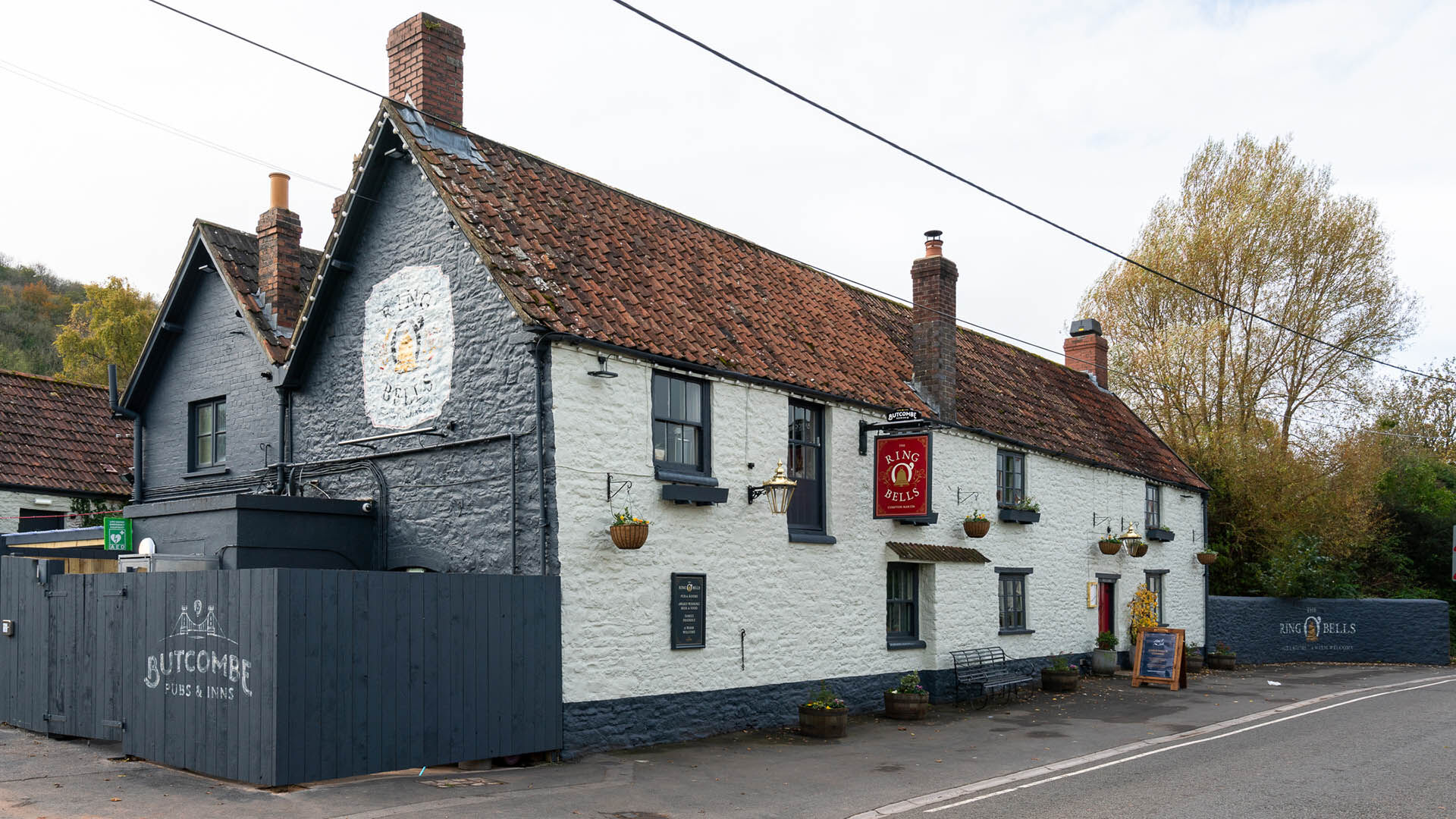 repainted pub exterior 