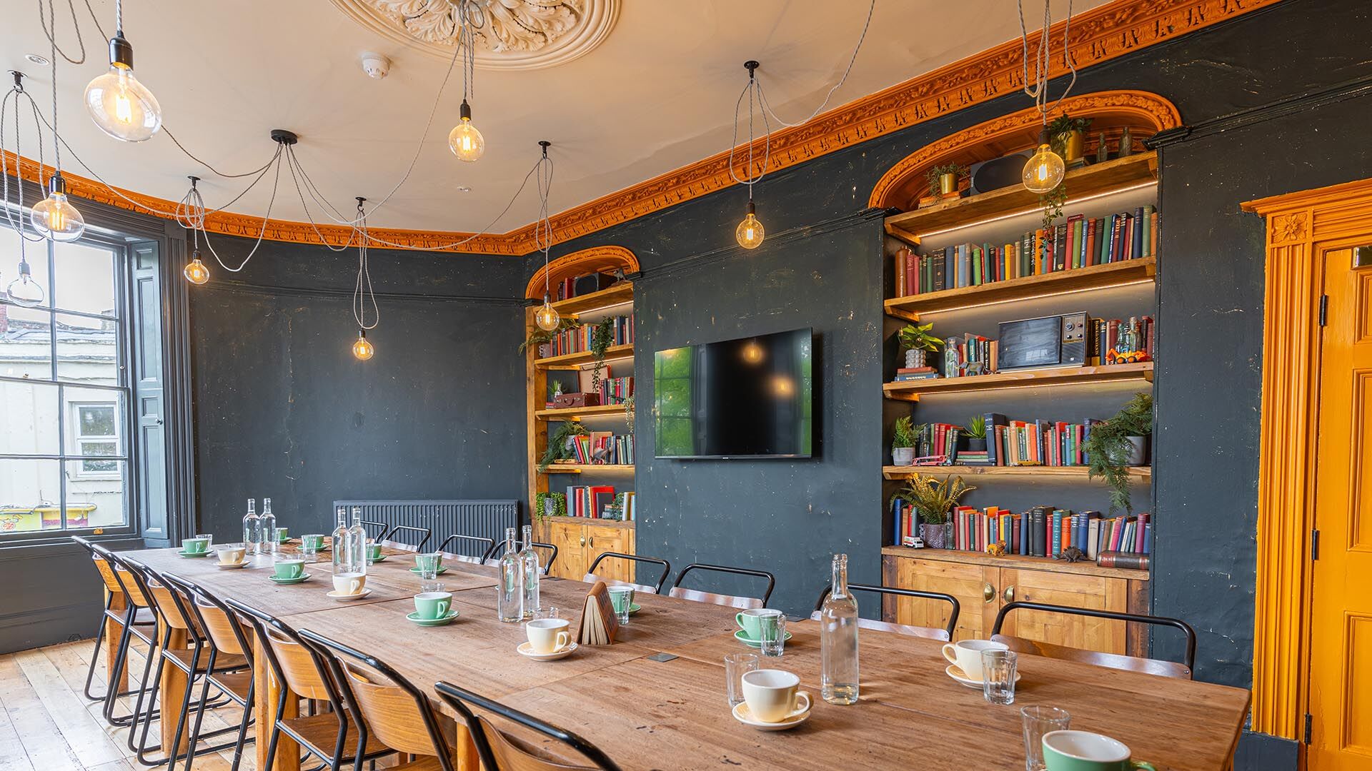 before and after of airs and graces function room