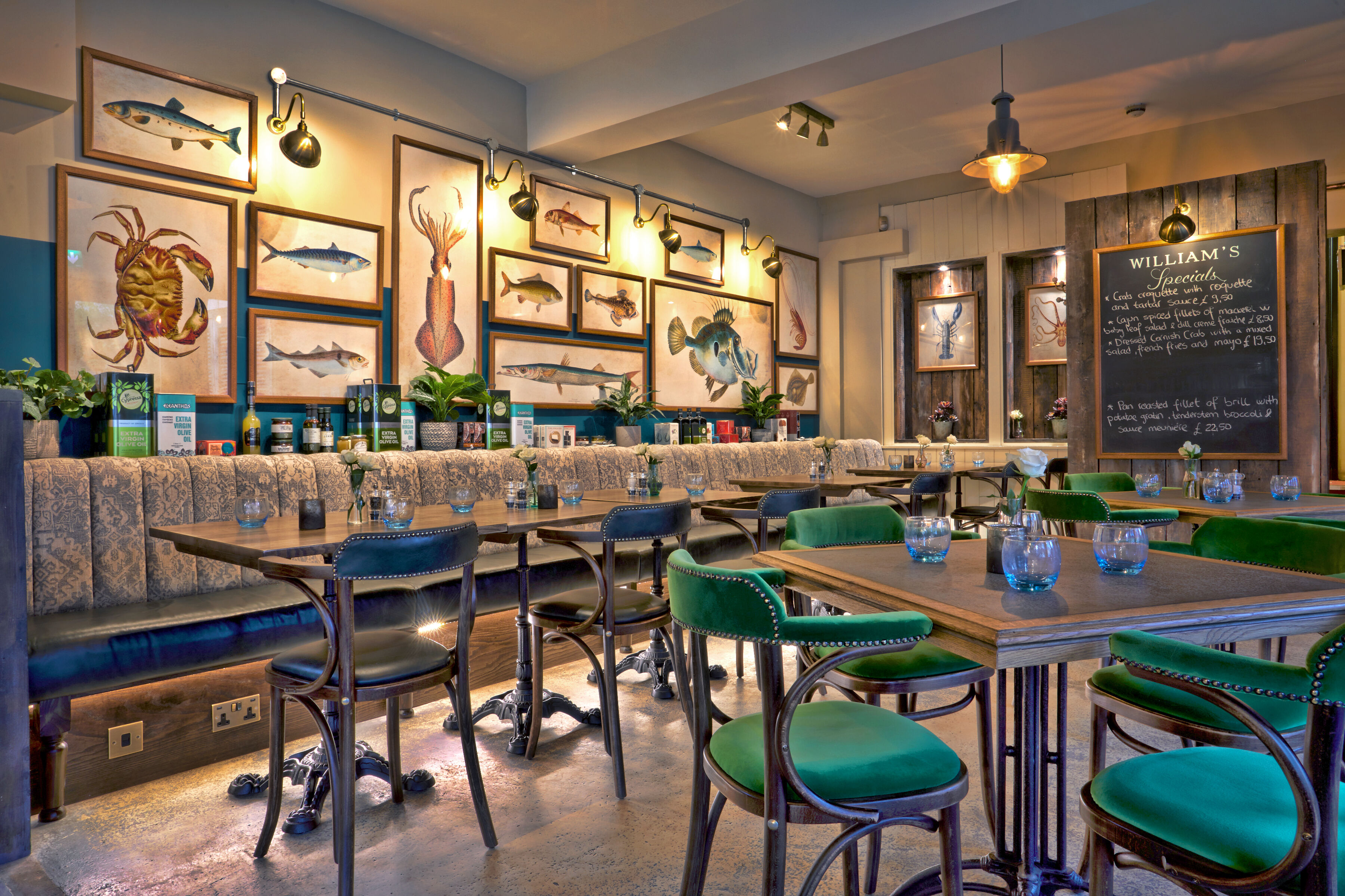 Trade area at Williams Food Hall