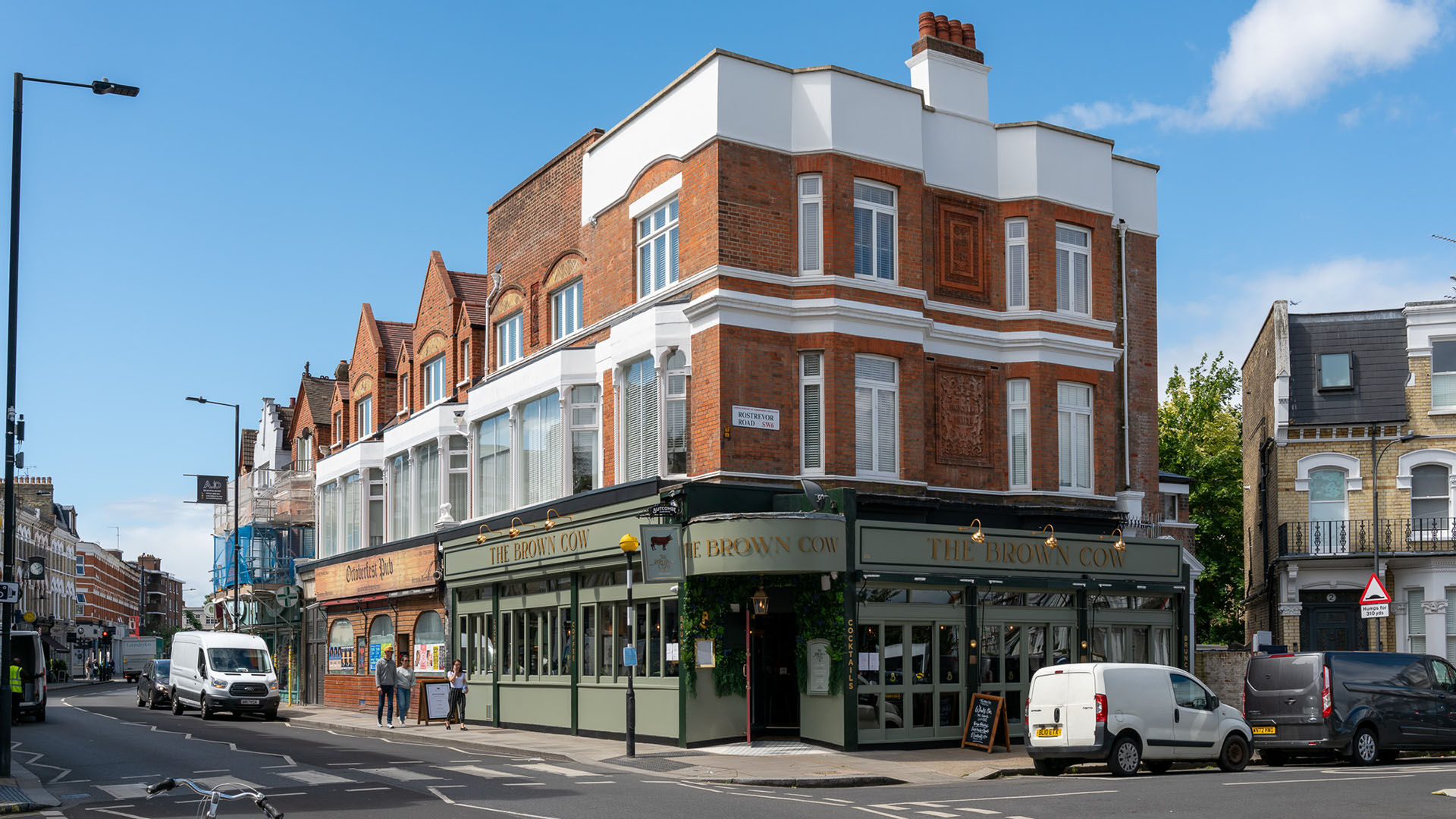 The Brown cow newly refurbished pub