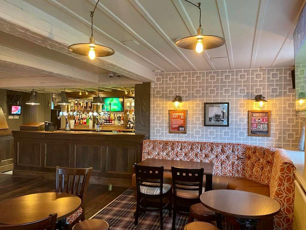 local pub with a pool table 