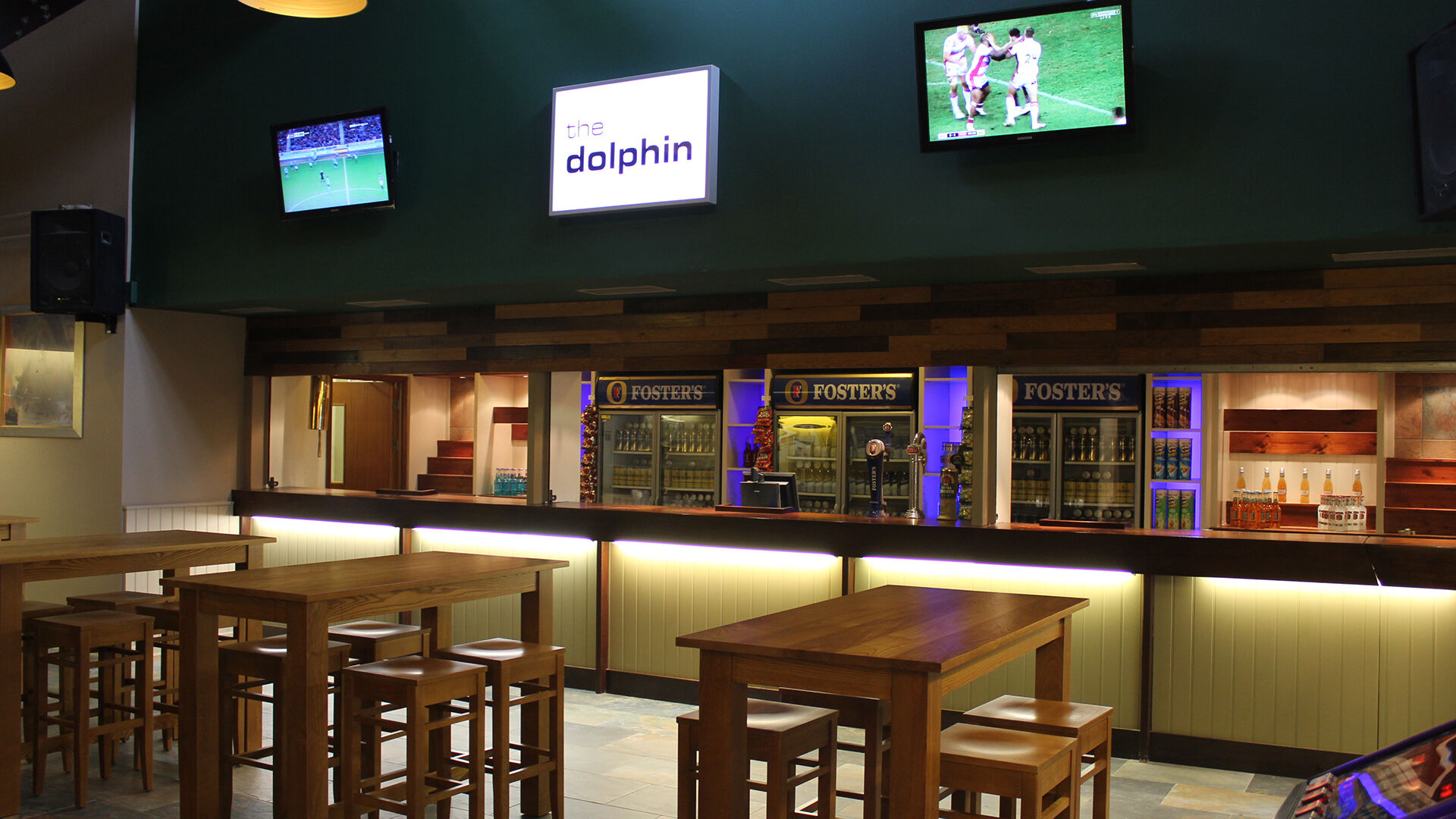 NAAFI Falklands before and after