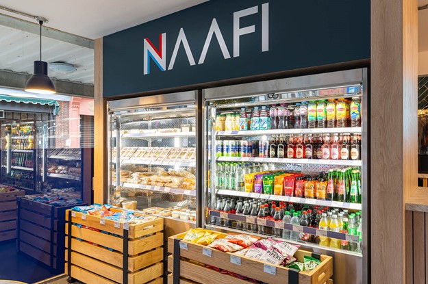 Naafi cafe winchester fridge