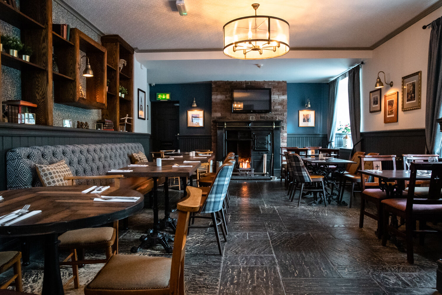 The George before and after