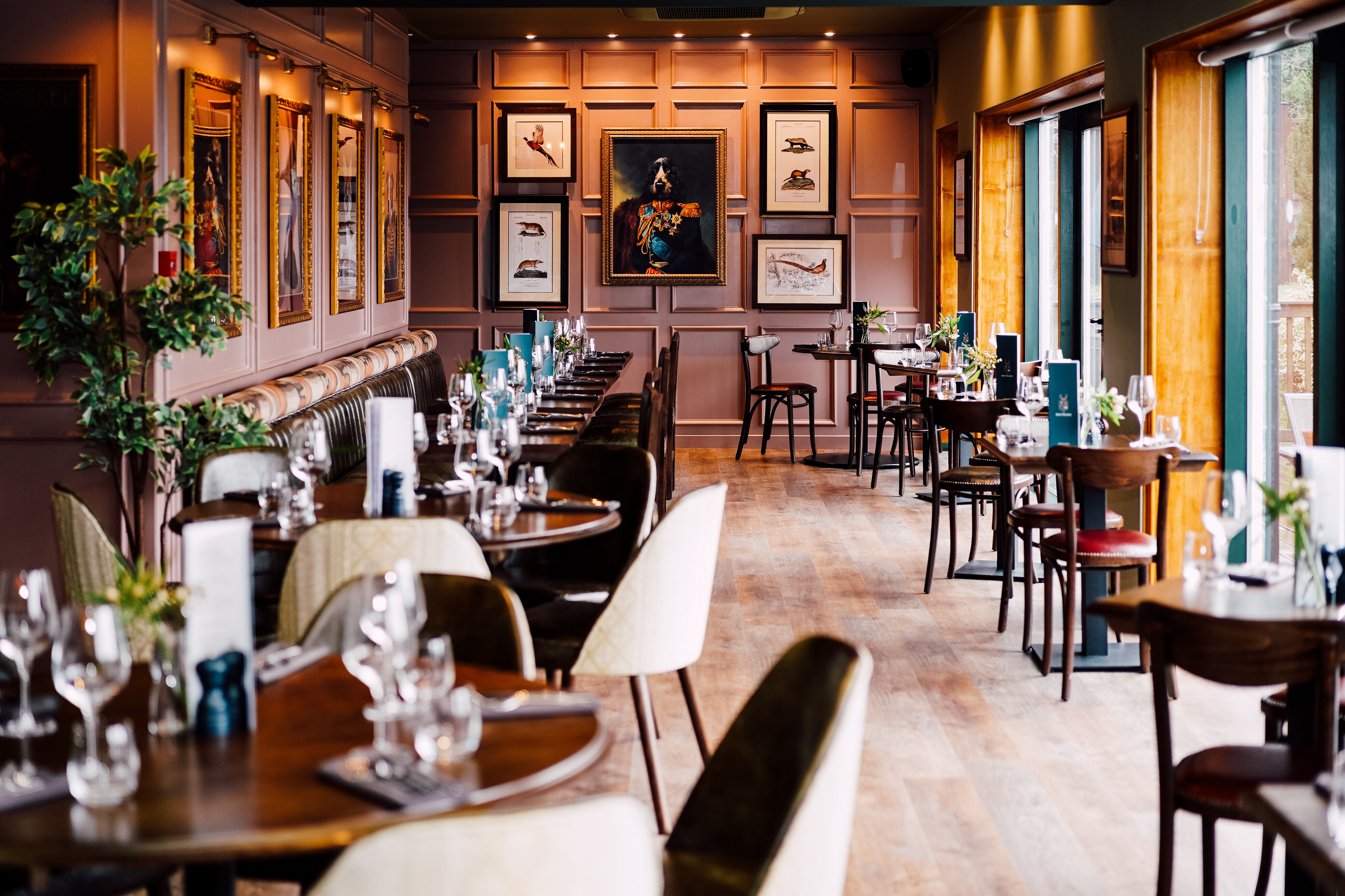 The Maynard restaurant dining area refurbishment 