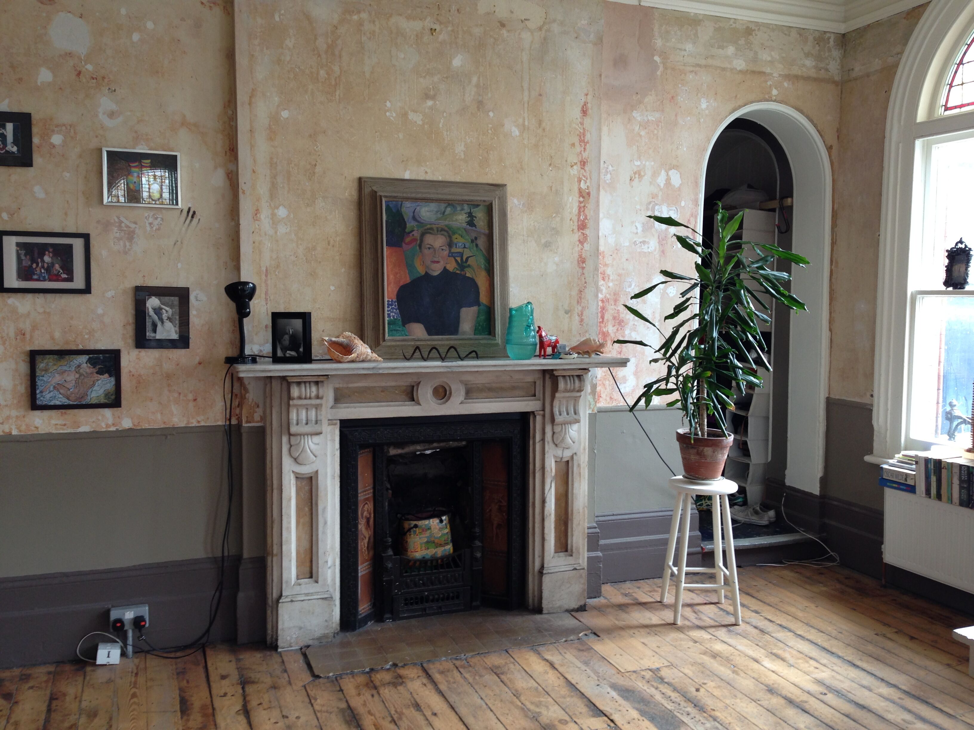 The Half Moon before and after