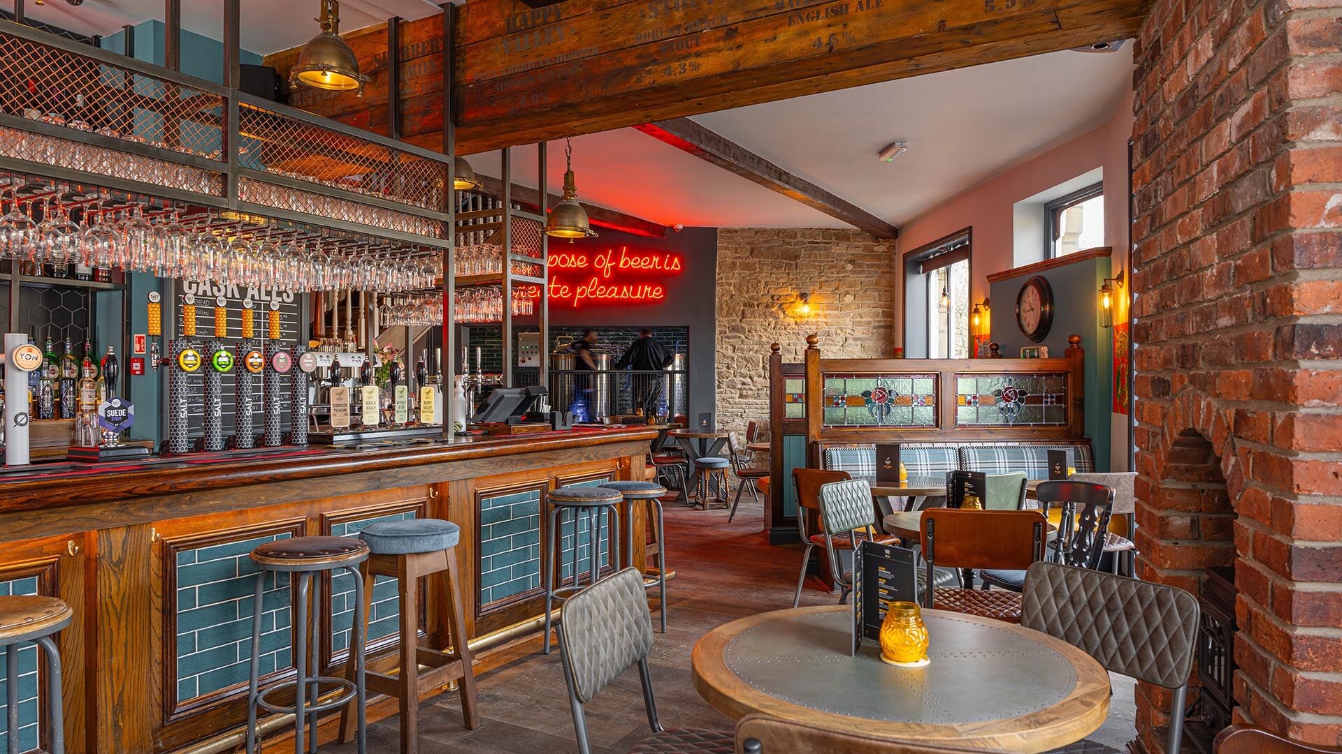 before and after of the riverhead brewery tap