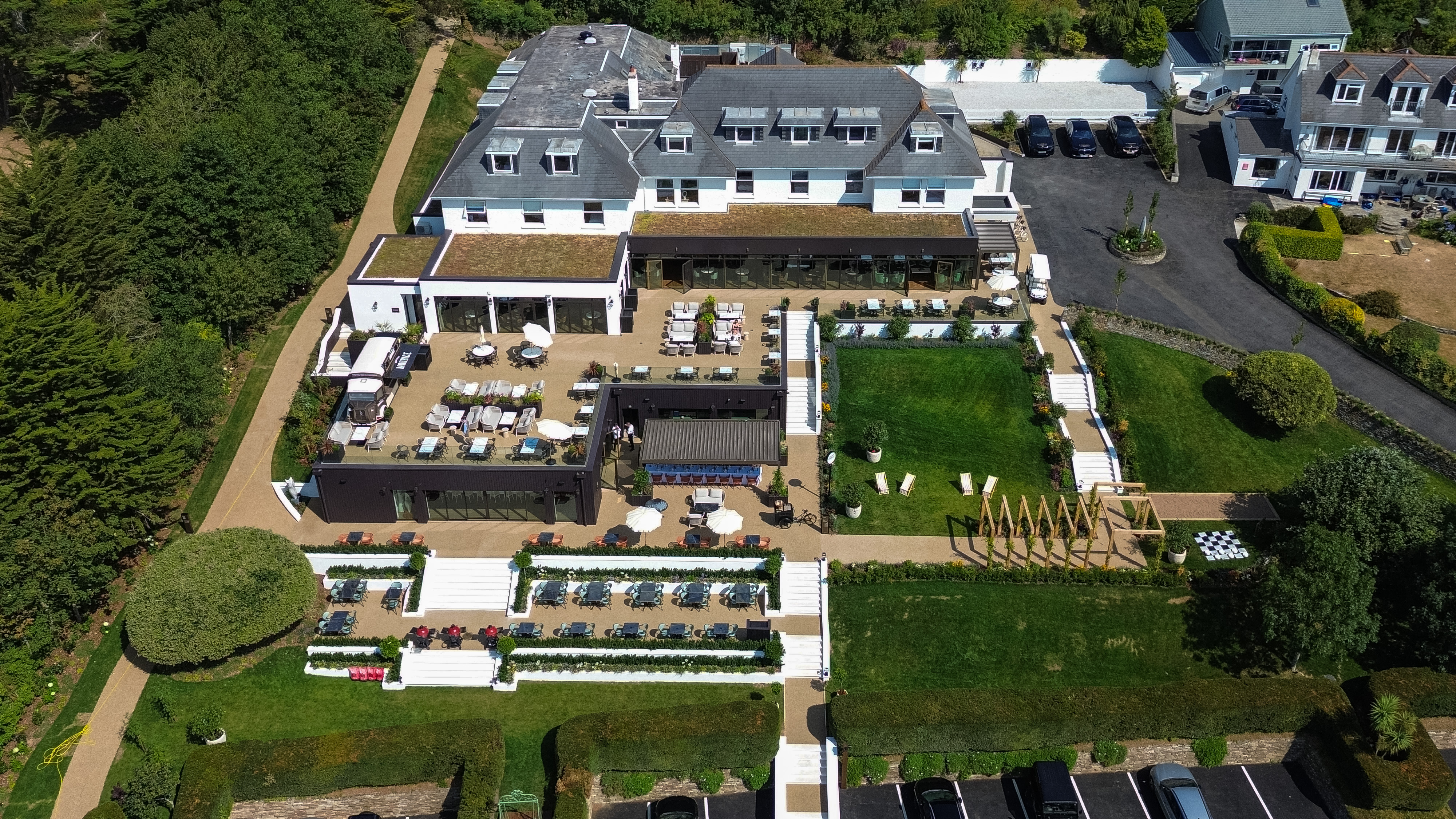before and after of St Enodoc hotel