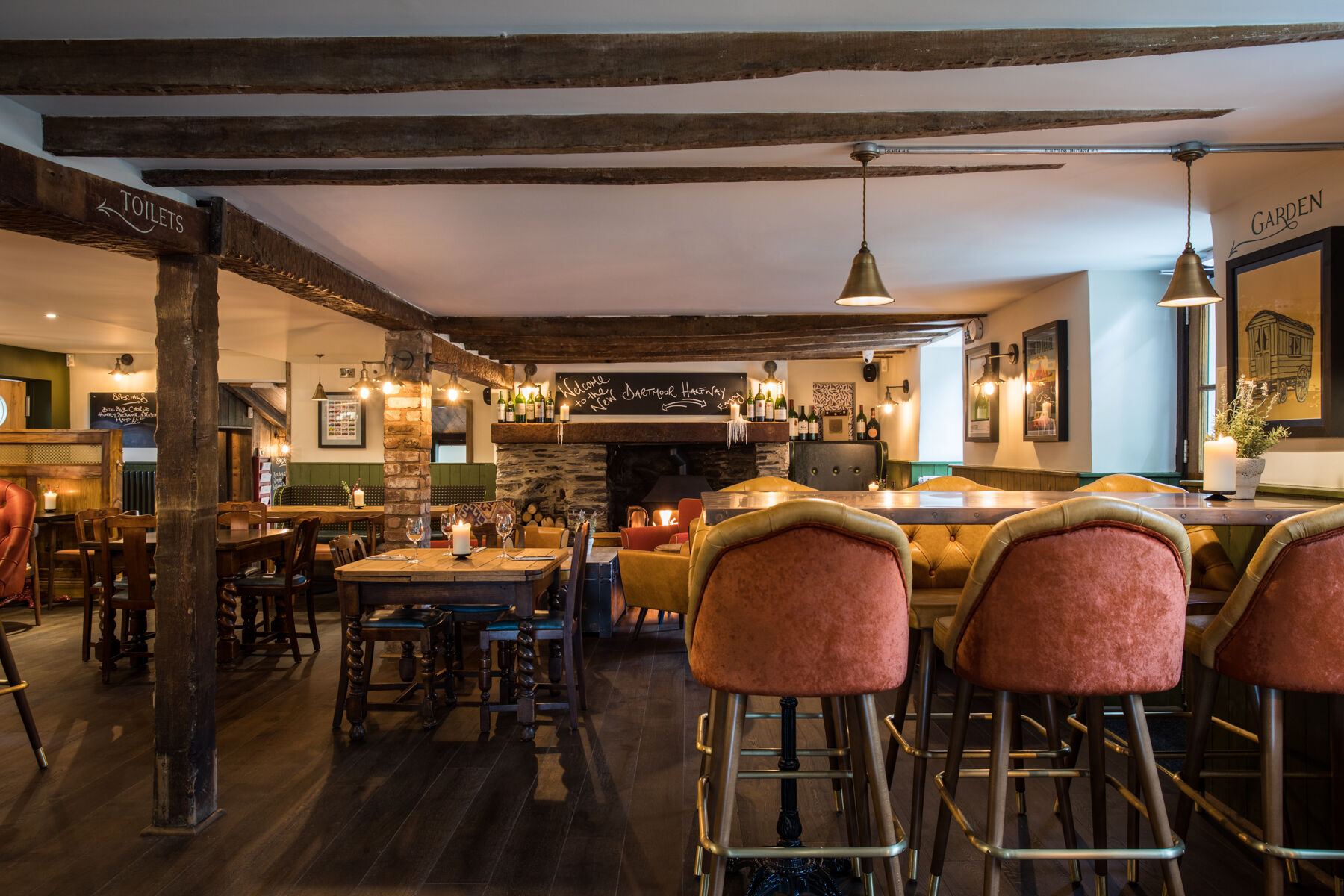 Dartmoor Halfway Inn before and after