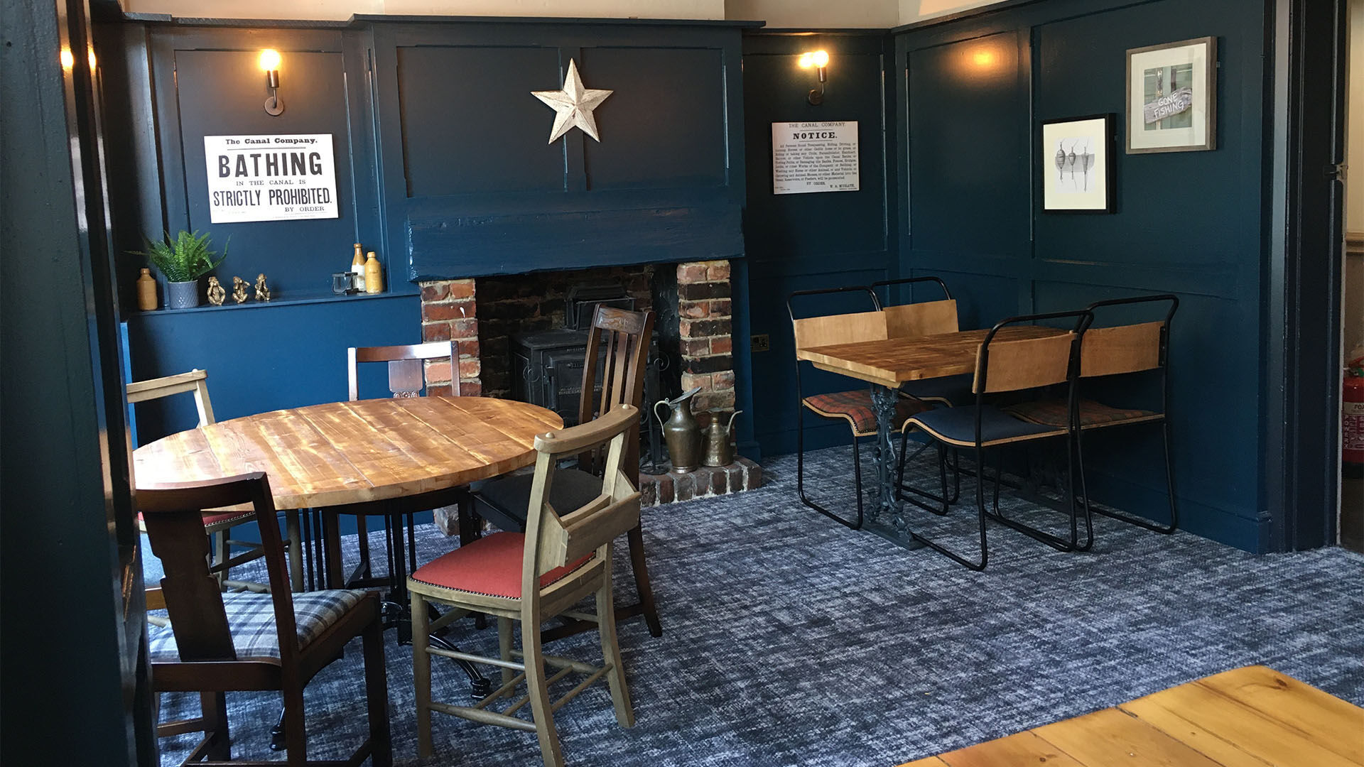 The Barge Inn before & after