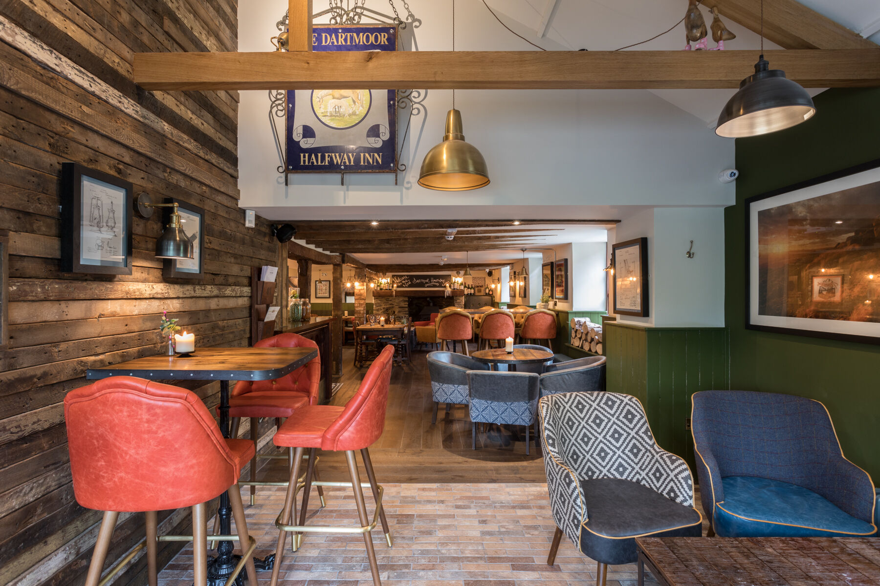 Trade area at Dartmoor Halfway Inn