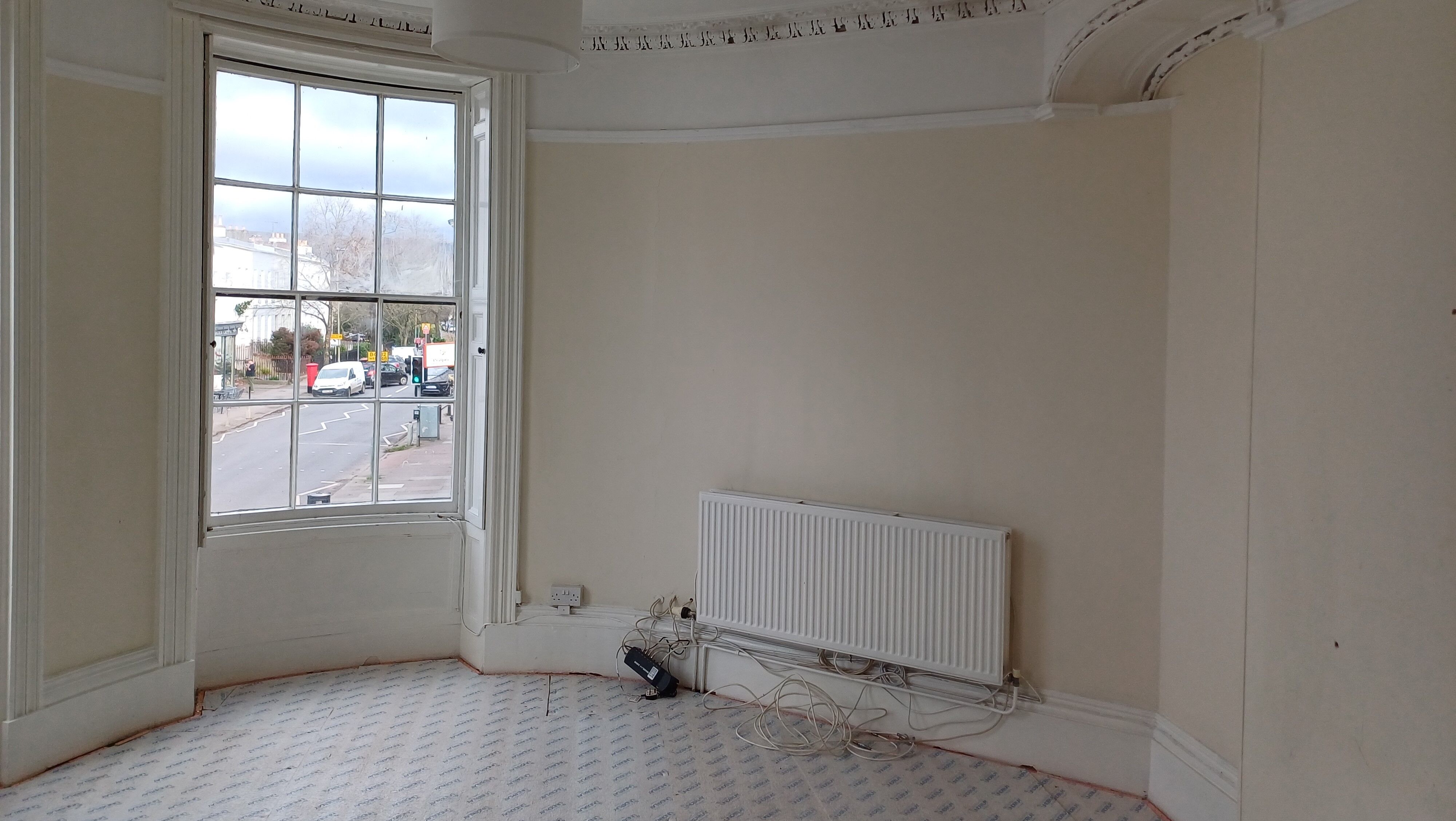 before and after of airs and graces function room