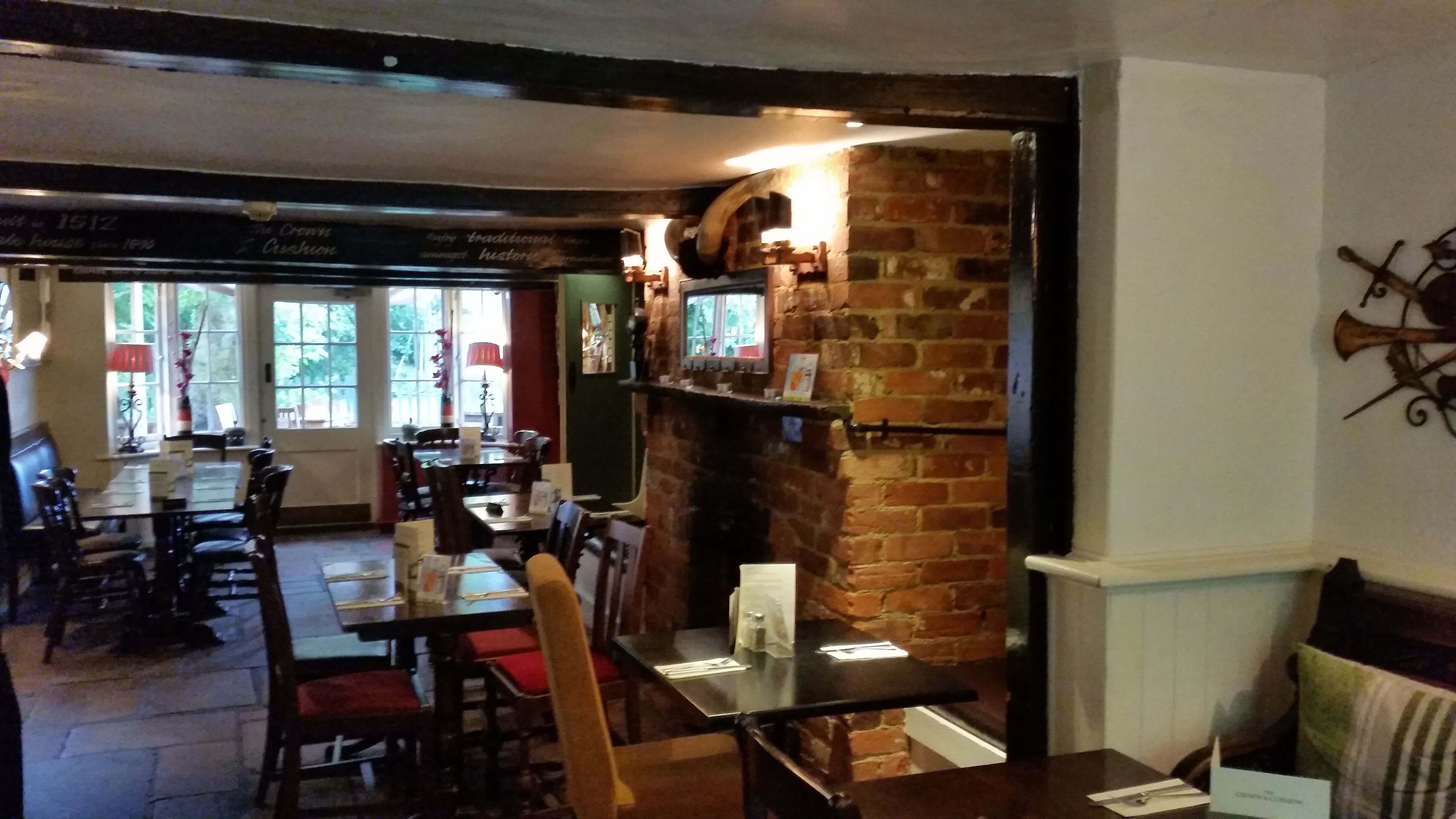 Crown & Cushion before and after