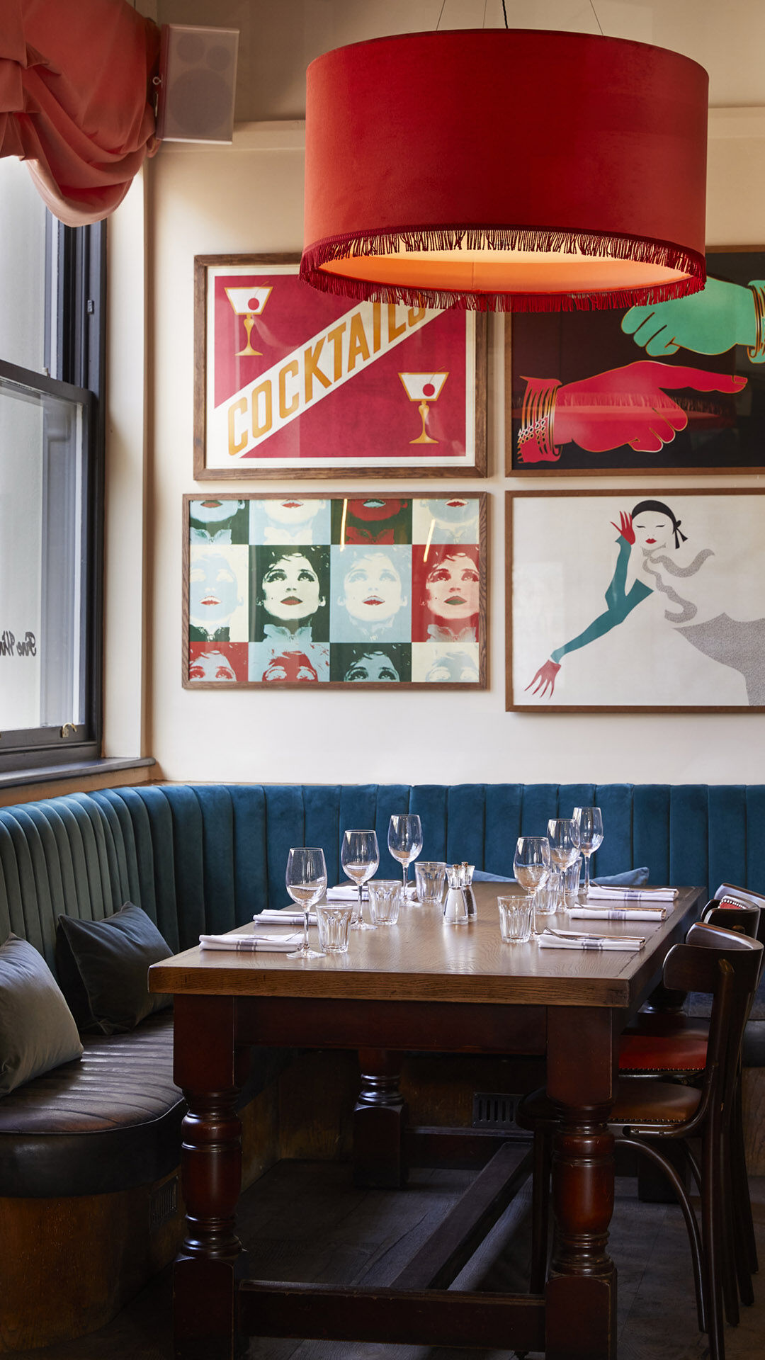 The interior dining area at The Stonhouse following the fitout