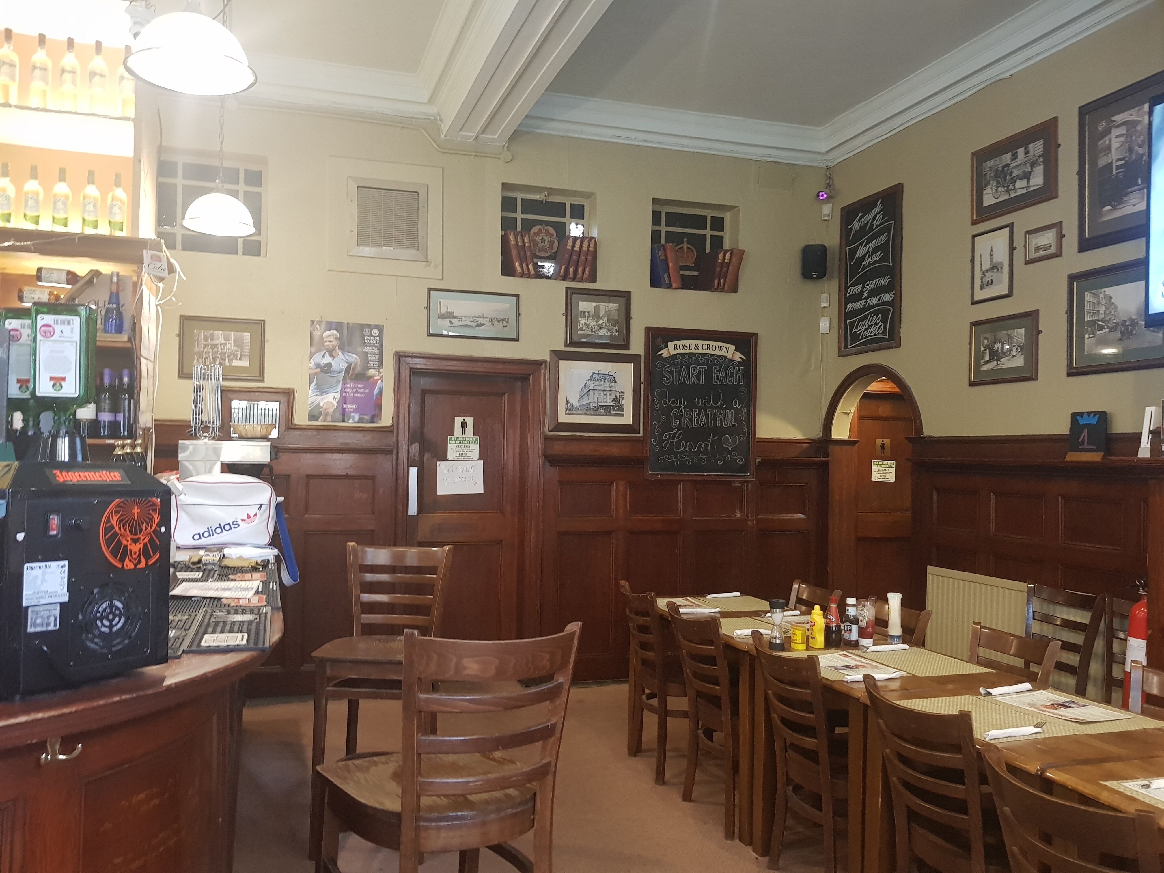  Rose & Crown before and after