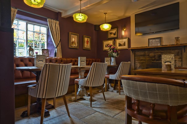 Fixed seating at The Bay Horse