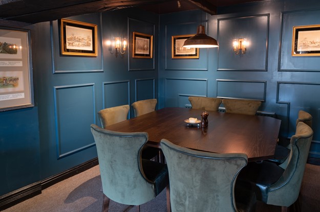 The Carpenters Arms - downstairs dining table and chairs