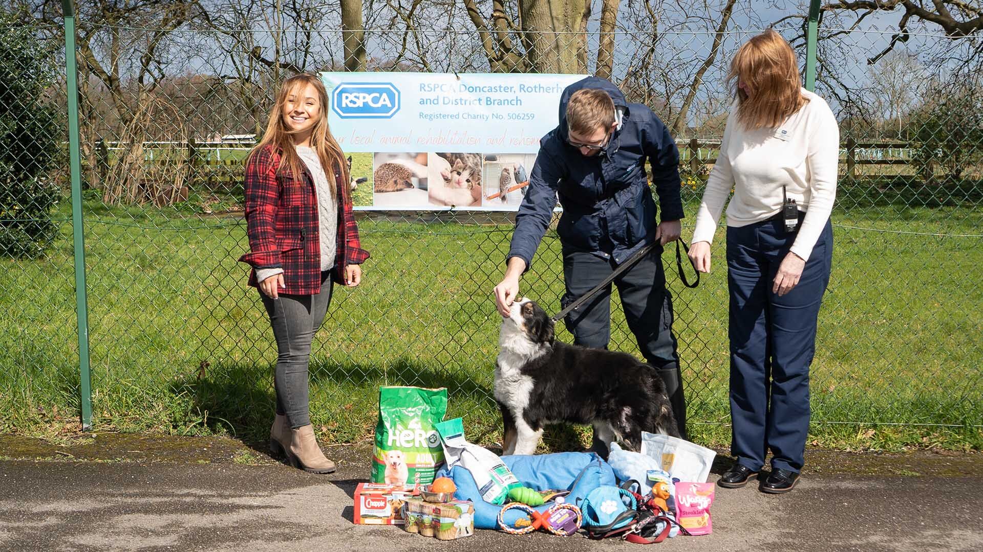 Business delivering pet food to the RSPCA