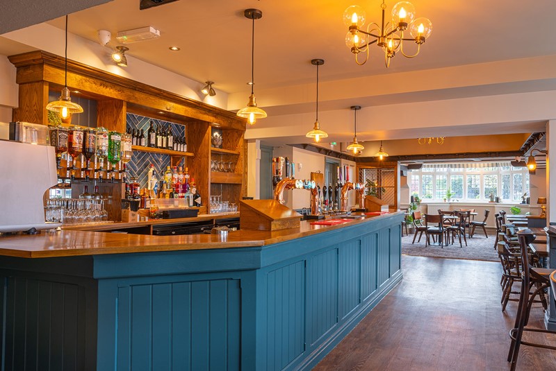 The Dee View Inn refurbished bar area 