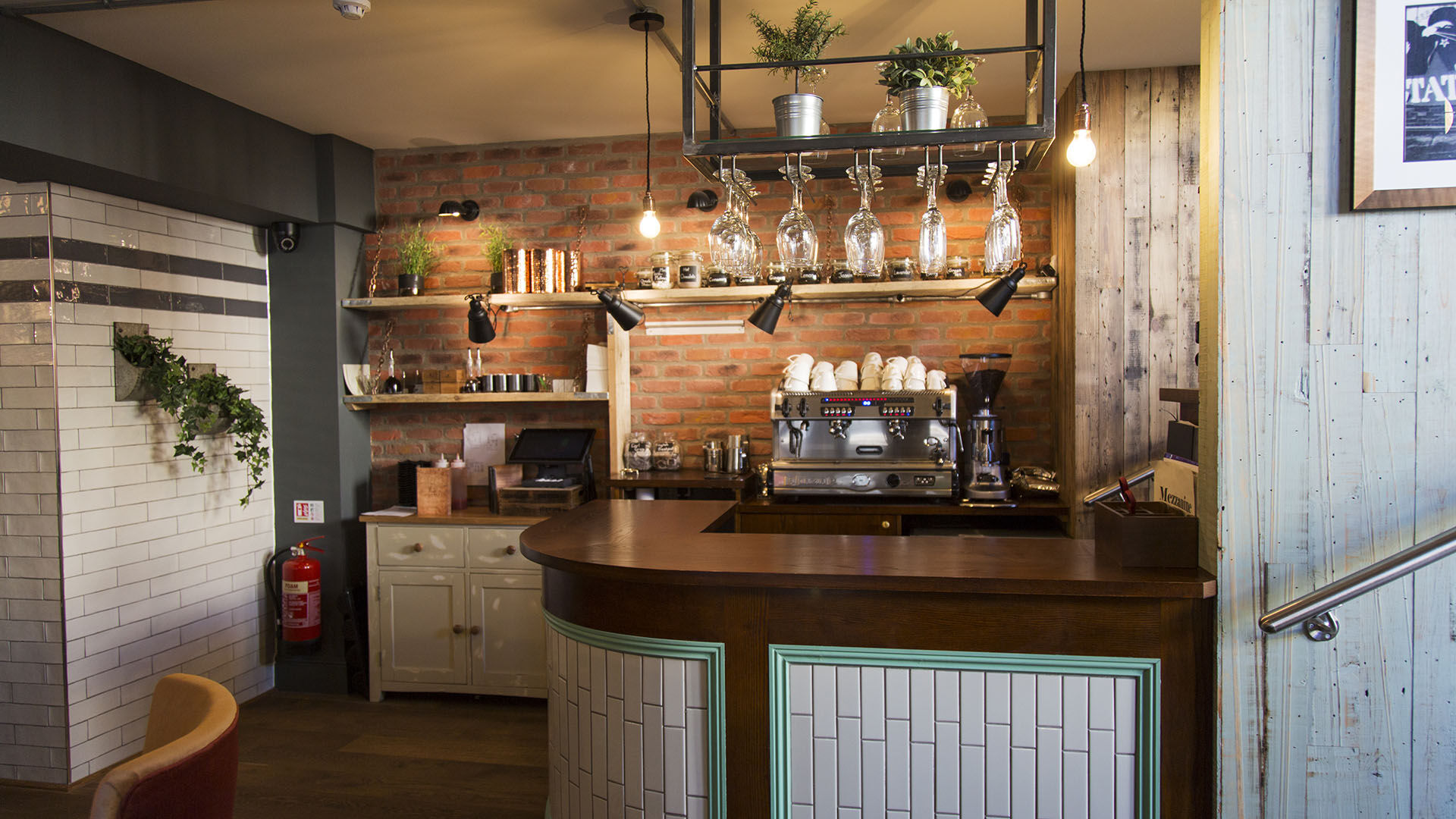 The lounge at The Bedford, Balham, after the interior design and fit-out