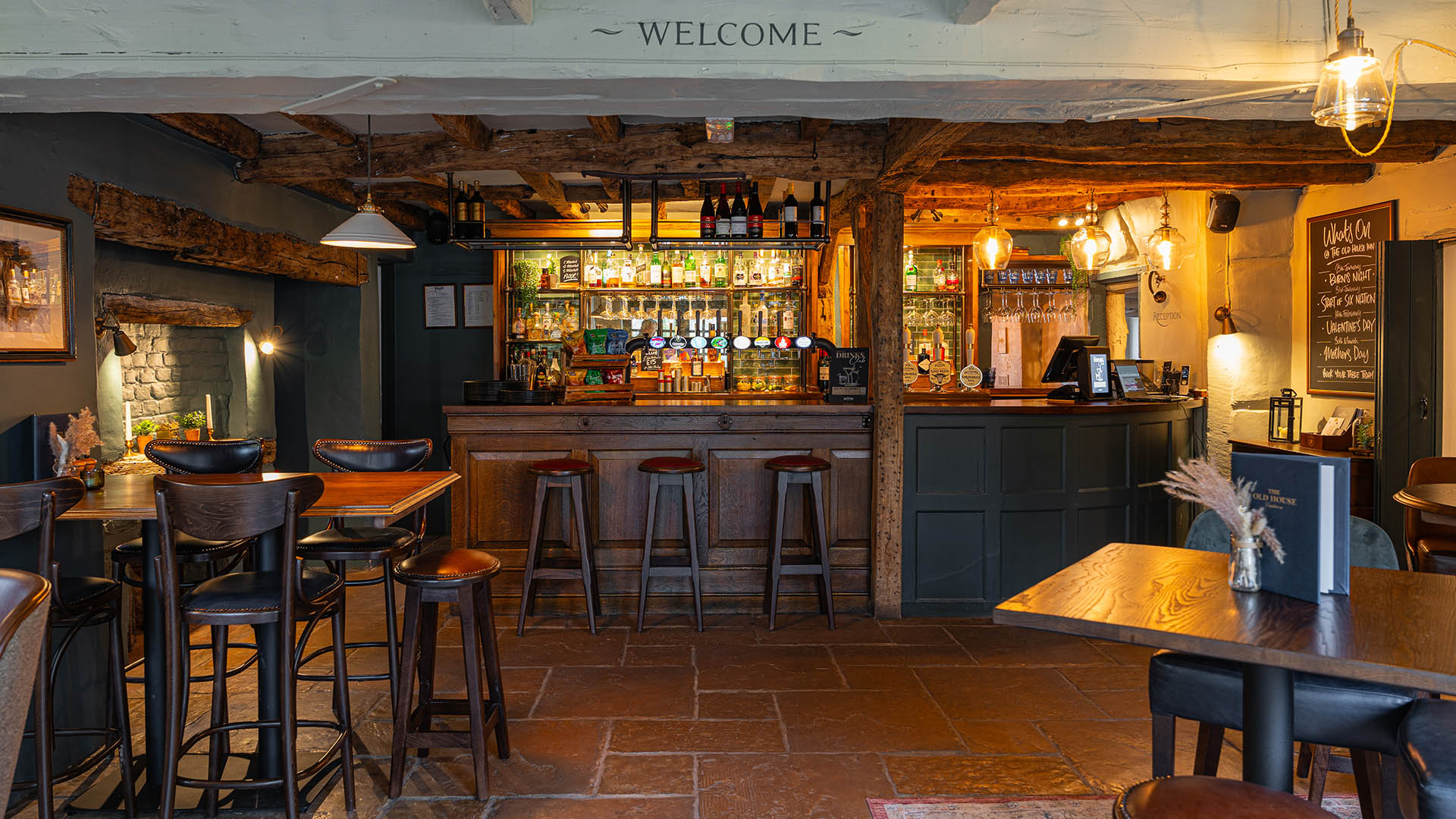 The Old House Inn before and after