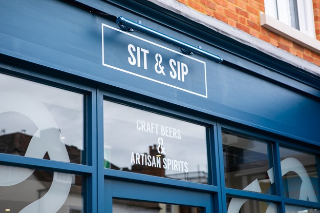 Outside of Sit & Sip Chichester