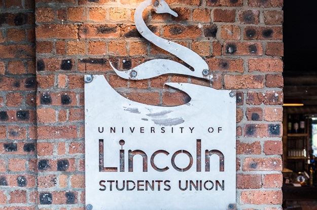 University of Lincoln Student Union sign