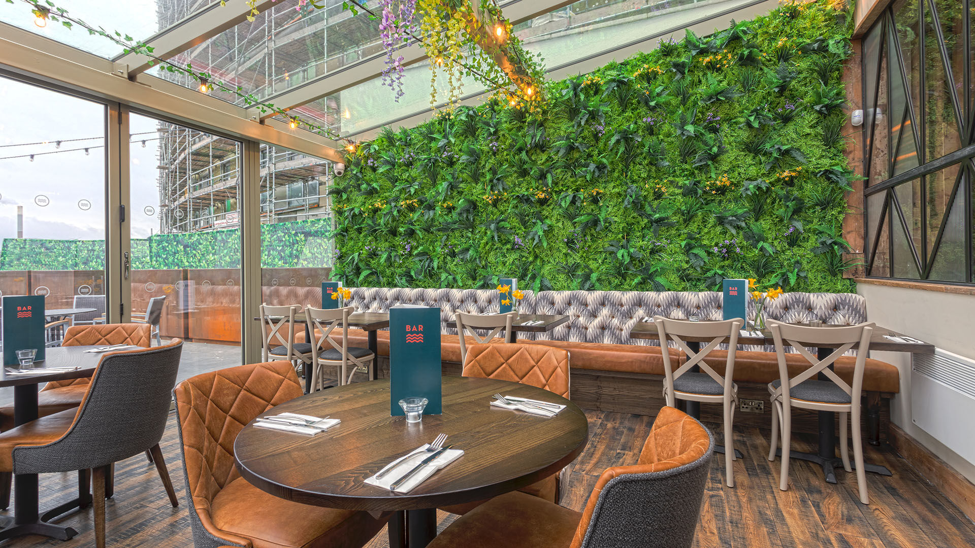 Trade area at The Waterside Bar and Kitchen 