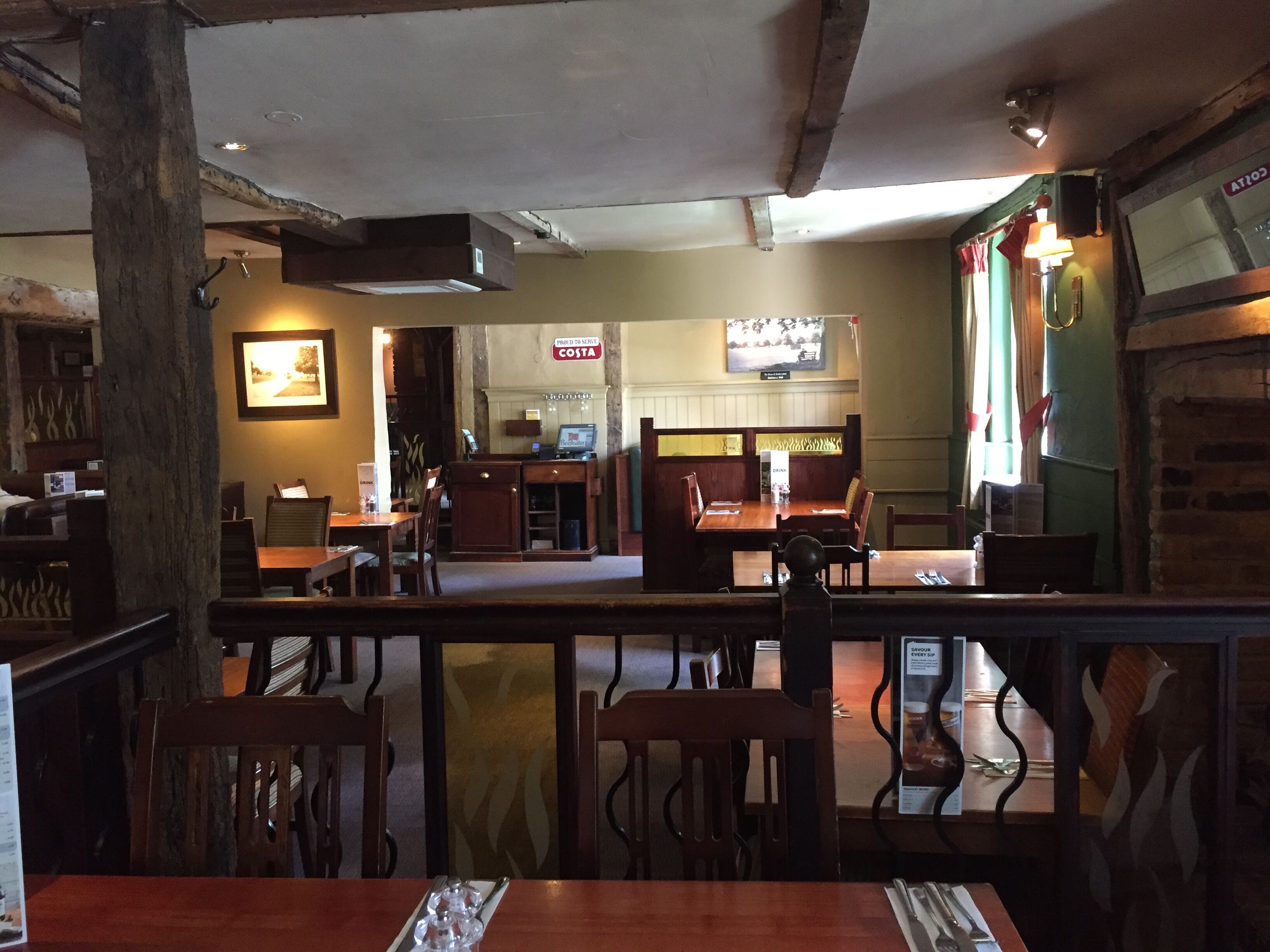 The White Hart before and after
