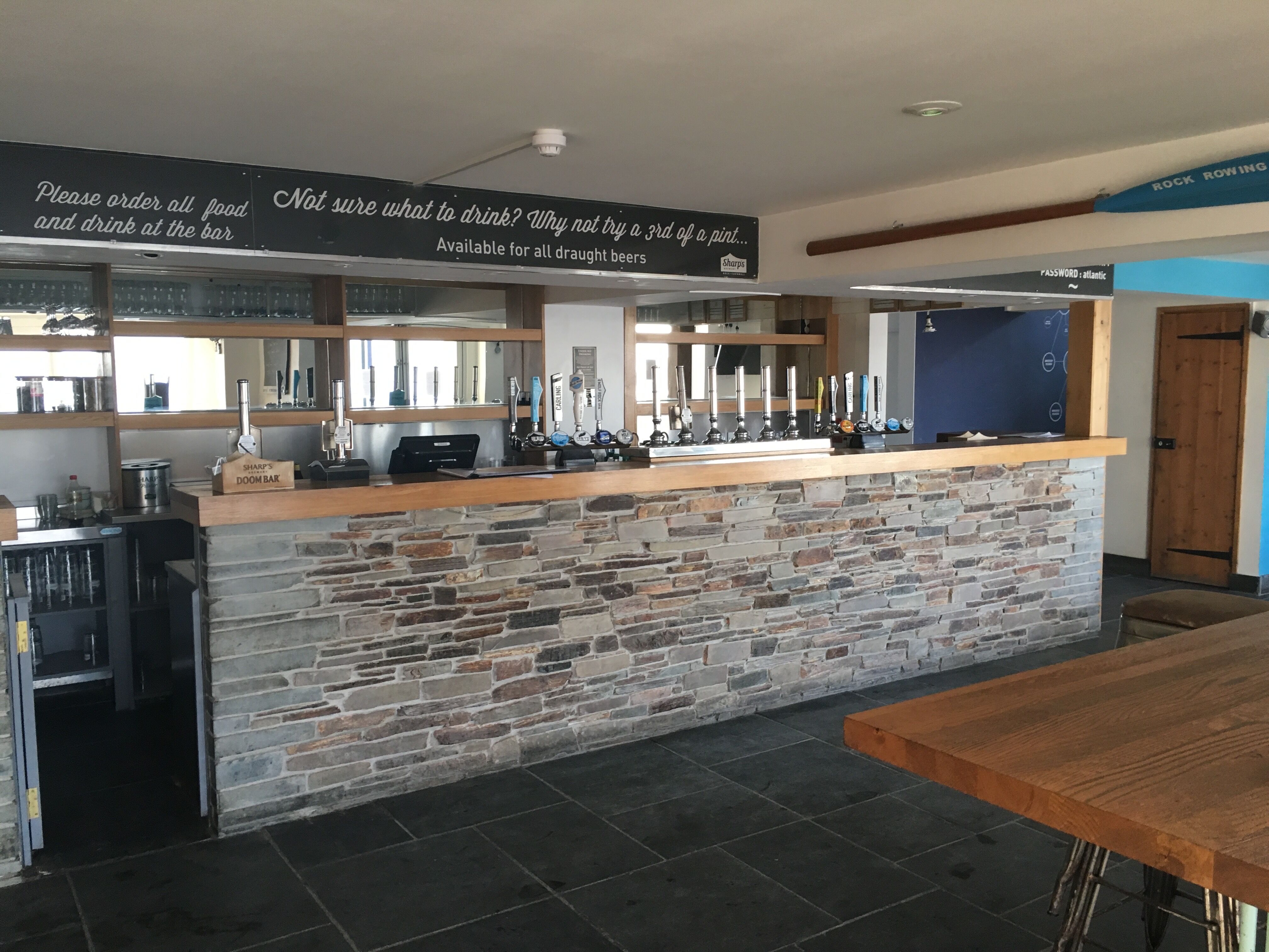 The interior of the Mariners before and after the design and fit-out