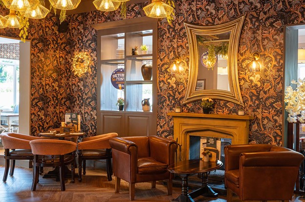 beautiful interior design on a pub in chesterfield 