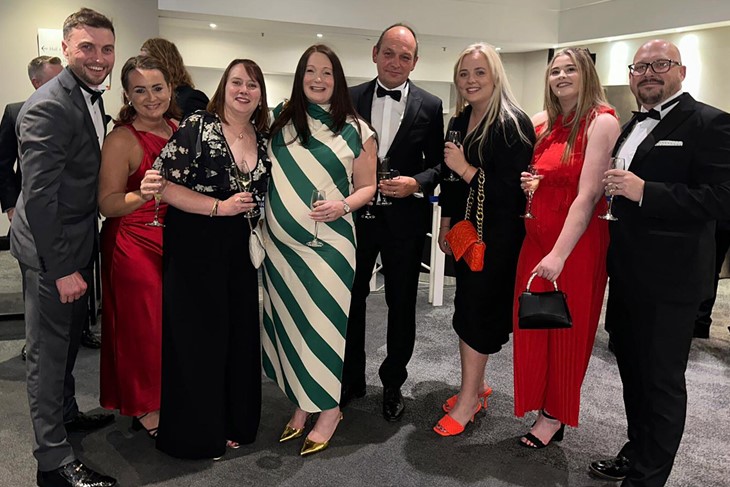 Concorde team at the fit out awards