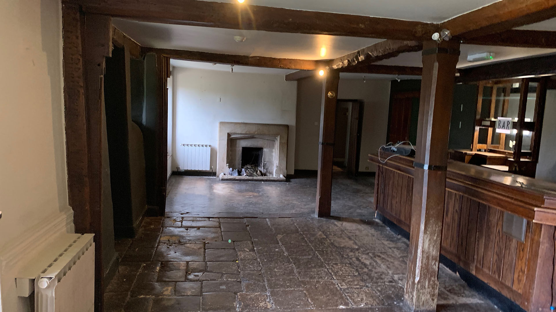 Before & After the interior design and fit-out at Double Red Duke