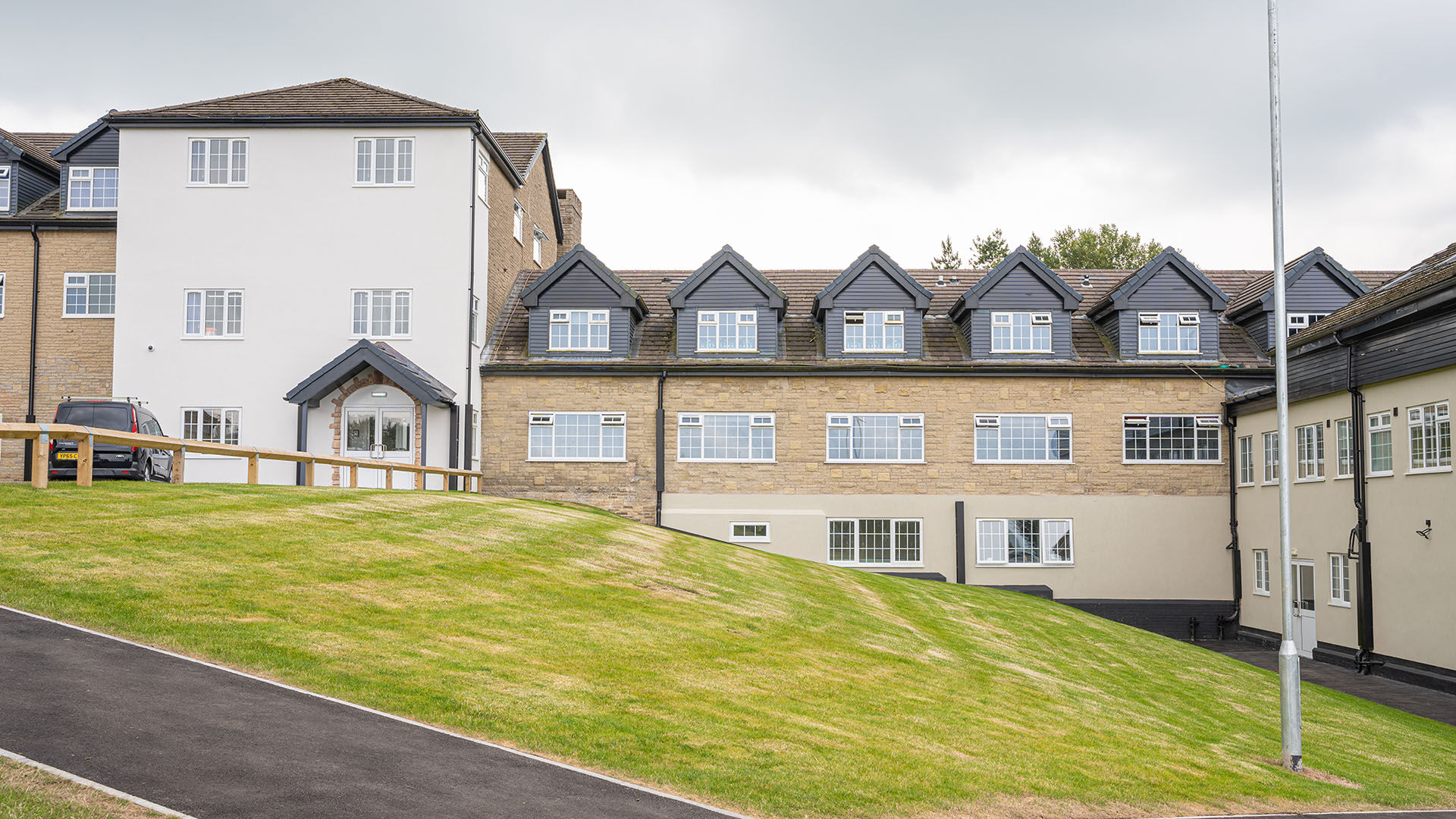 Exterior of school building
