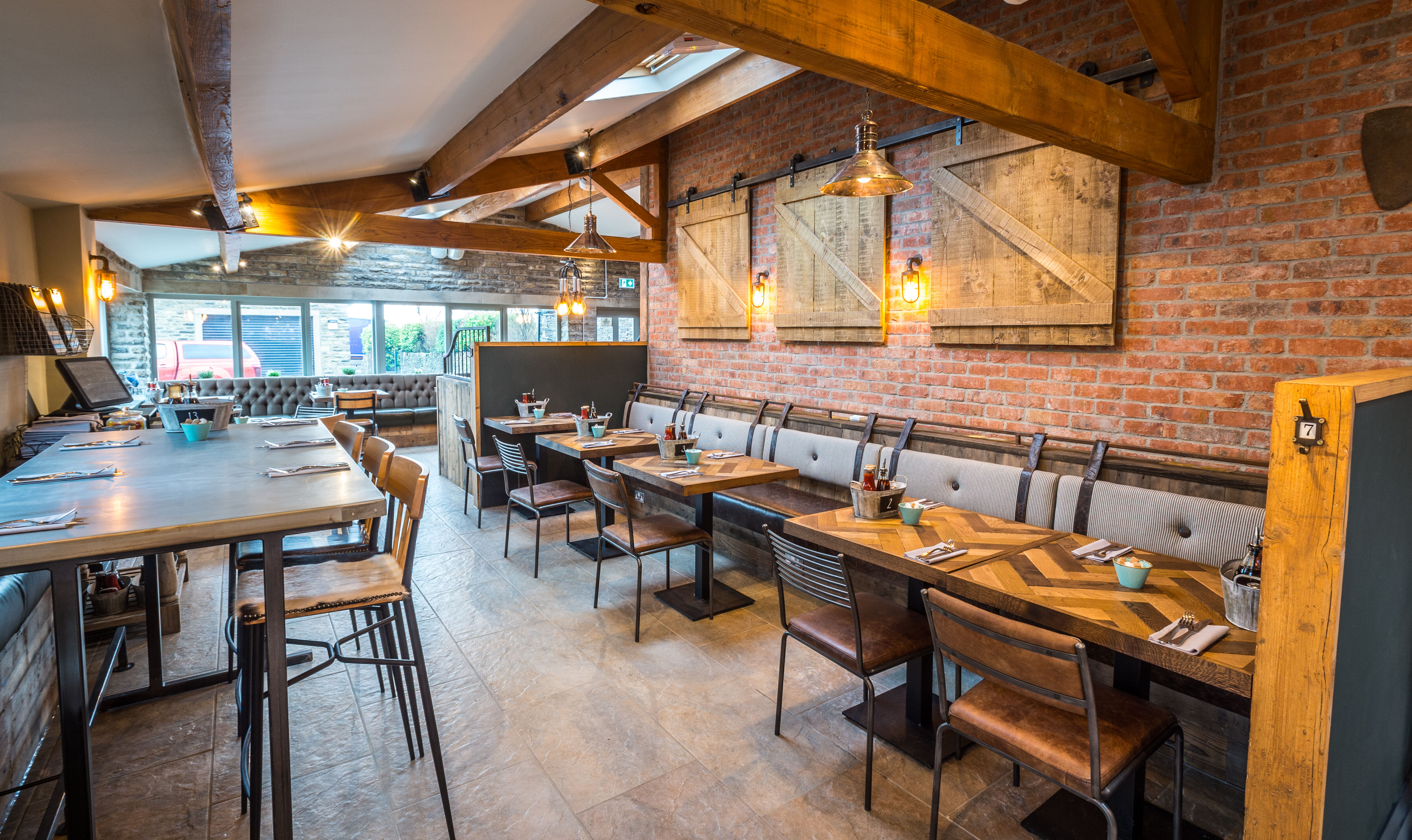 Trade area at Hide & Hoof, Yummy Yorkshire