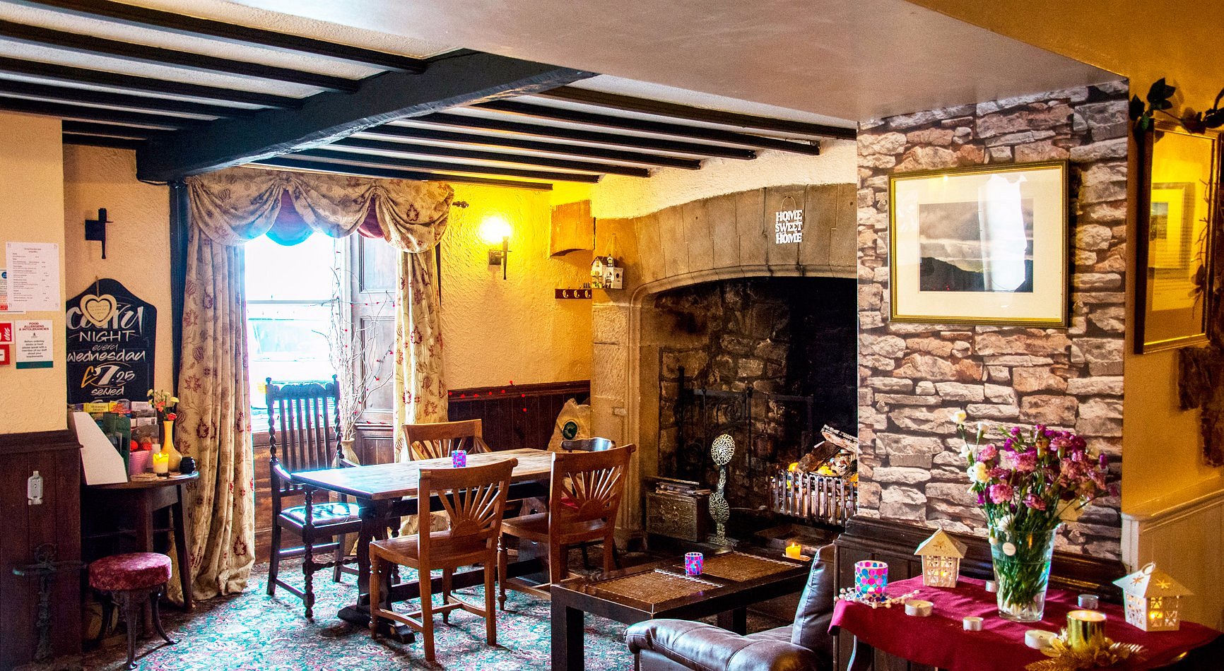 Kings Arms Reeth before and after