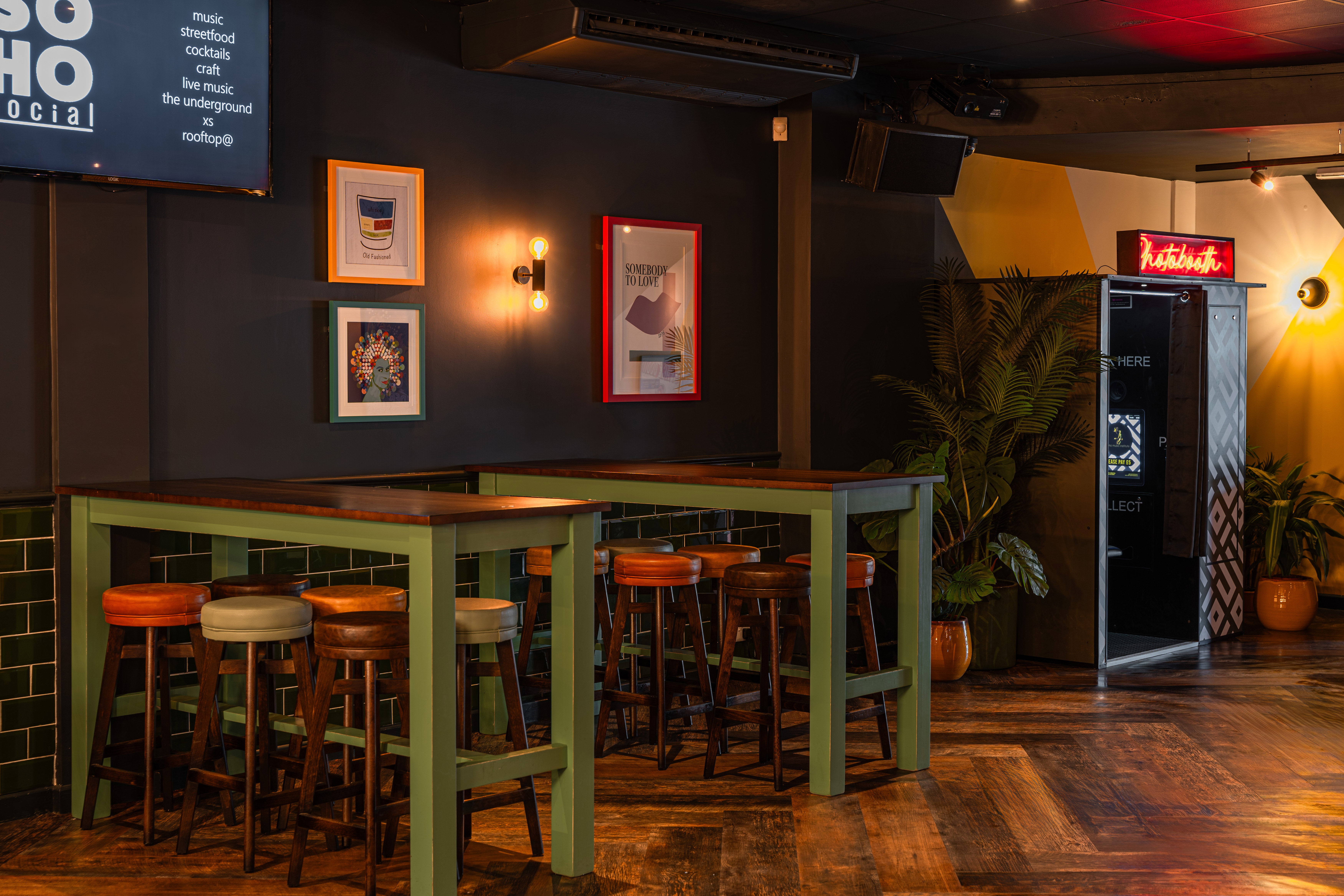 furniture in Soho Social