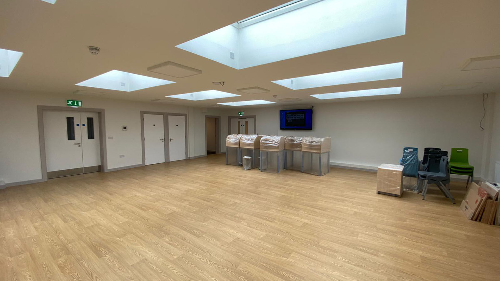 Before and after the completion of silverways school