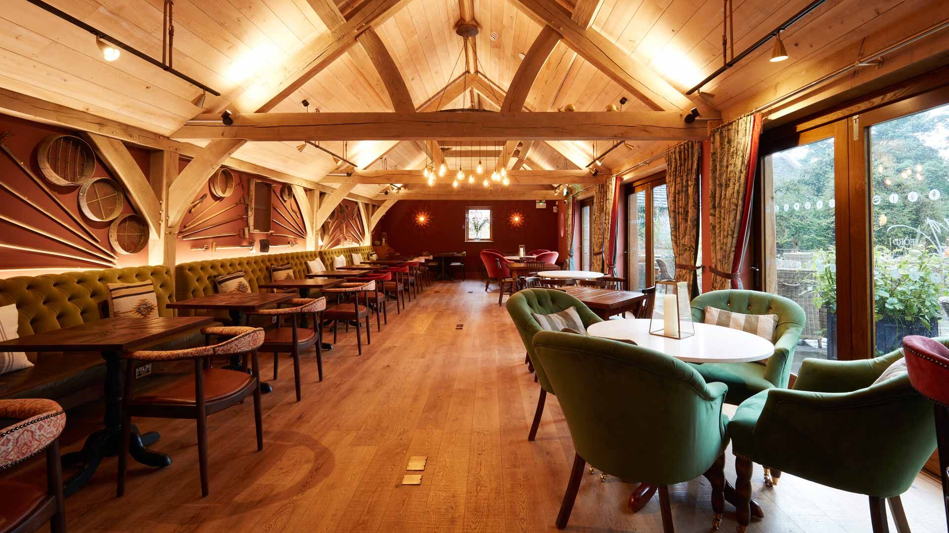 Iford manor cafe design and interior fit-out 