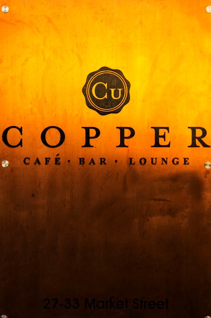 Copper Cafe sign
