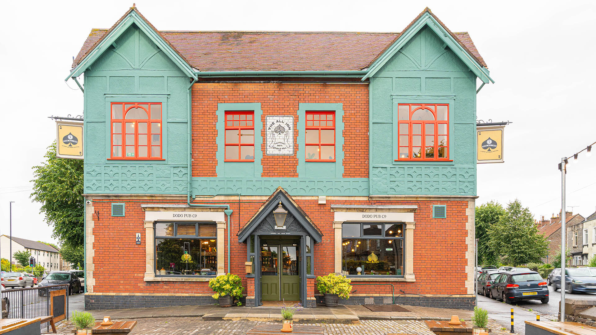 outside of cross hands pub