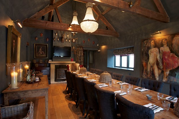 Private dining room at The Wheatsheaf